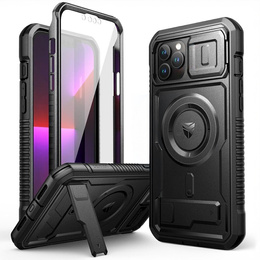 Pancéřové pouzdro pro iPhone 13 Pro Max, Dexnor CamProtect MagSafe, černé