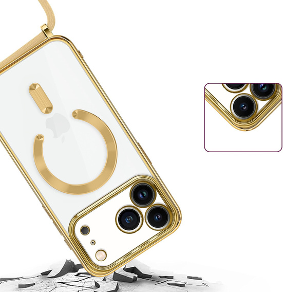 Pouzdro Electro MagSafe + šňůrka na krk pro iPhone 17 Pro Max