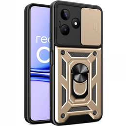 Pouzdro pro Realme C53 4G, CamShield Slide, zlaté