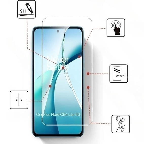 Tvrzené sklo 9H pro OnePlus Nord CE4 Lite