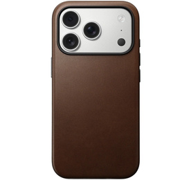 Pouzdro Nomad pro iPhone 17 Pro Max, moderní kožené pouzdro, hnědé