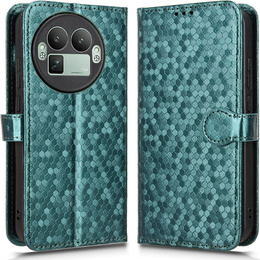 Pouzdro s klopou Wallet Rhombus pro Realme GT 8 Pro