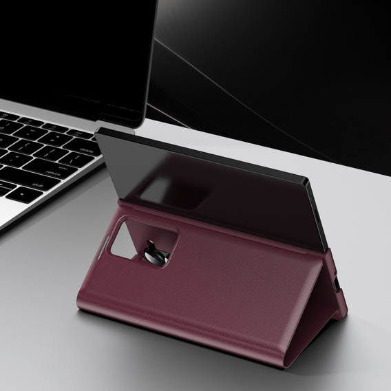 Flipové pouzdro pro Samsung Z Fold5 5G, Smart View Wallet, kaštanové