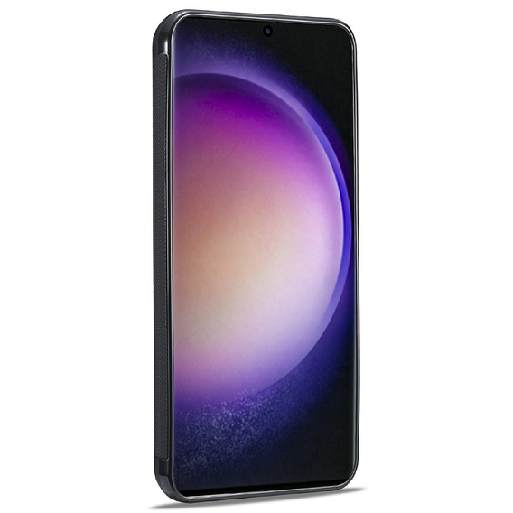 Pouzdro LC.IMEEKE Carbon Fiber pro Samsung Galaxy S26, černé