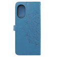 Klopové pouzdro pro Oppo A58 4G, Mandala, modré
