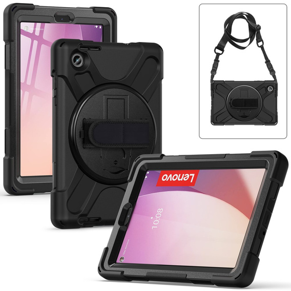 Dětské pouzdro pro Lenovo Tab M8 Gen 4 TB-300FU, pancéřované, černé