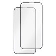 2x tvrzené sklo pro iPhone 16e / 14 / 13 / 13 Pro, ERBORD Easy App Full Screen Protector