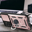 Pouzdro pro Samsung Galaxy S23 FE, CamShield Slide, růžové rose gold