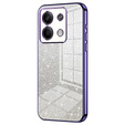 Pouzdro pro Xiaomi Redmi Note 13 5G, Glitter Case CamShield, fialové