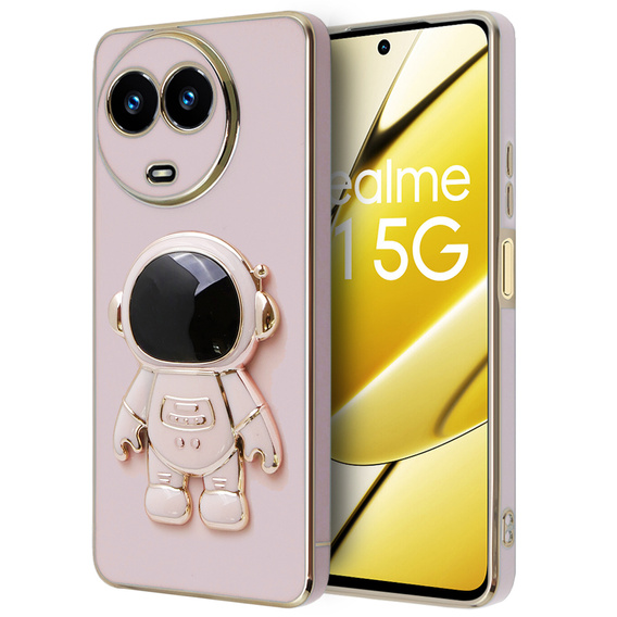 Pouzdro pro Realme 11 5G, Astronaut, růžové