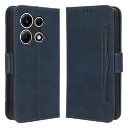 Klopové pouzdro pro Infinix Note 30 VIP, Card Slot, námořnicky modré
