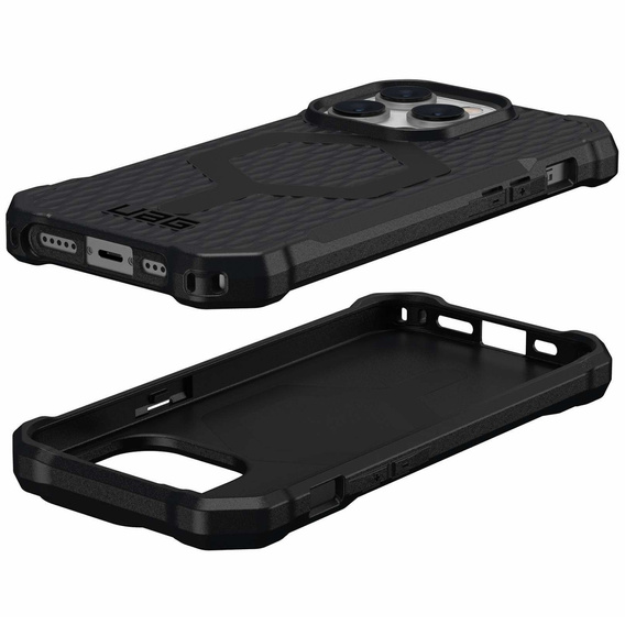Pouzdro Urban Armor Gear pro iPhone 14 Pro, Essential Armor MagSafe, černé