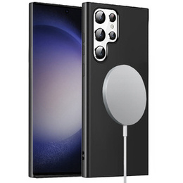 Pouzdro pro Samsung Galaxy S23 Ultra, Silicone MagSafe, černé