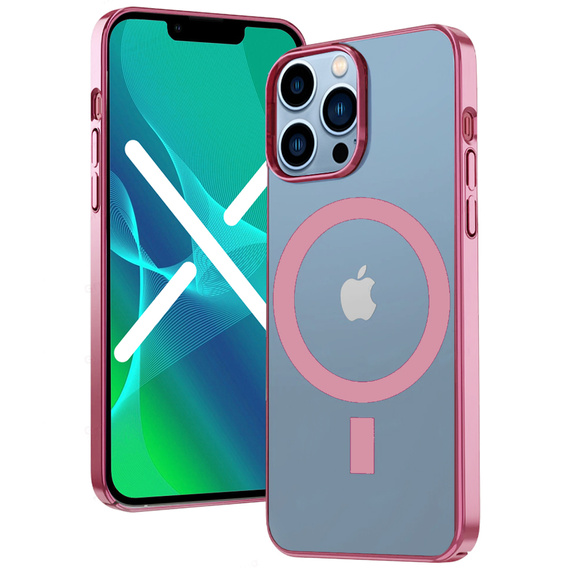 Pouzdro pro iPhone 13 Pro Max, ERBORD Hybrid MagSafe Case, modré