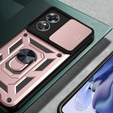 Pouzdro pro Oppo A17, CamShield Slide, růžové rose gold