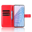 Klopové pouzdro pro Xiaomi Redmi Note 14 4G, Crazy Horse Wallet, červené