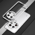 Pouzdro pro Xiaomi 14 Ultra, Armor Bumper, s krytem objektivu, stříbrné