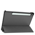 Pouzdro pro Samsung Galaxy Tab S9 FE, trojité, šedé