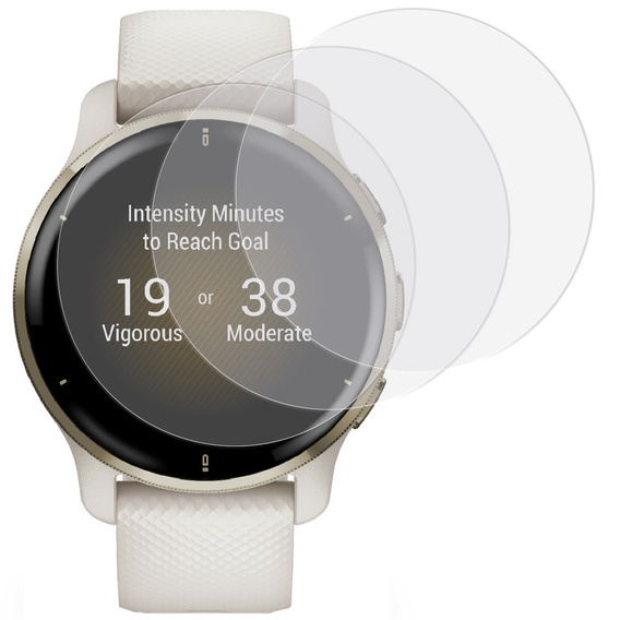 3x ERBORD Hydrogelová fólie pro Garmin Venu 2 Plus