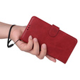 Klopové pouzdro pro Realme C67, Leather Wallet, červené