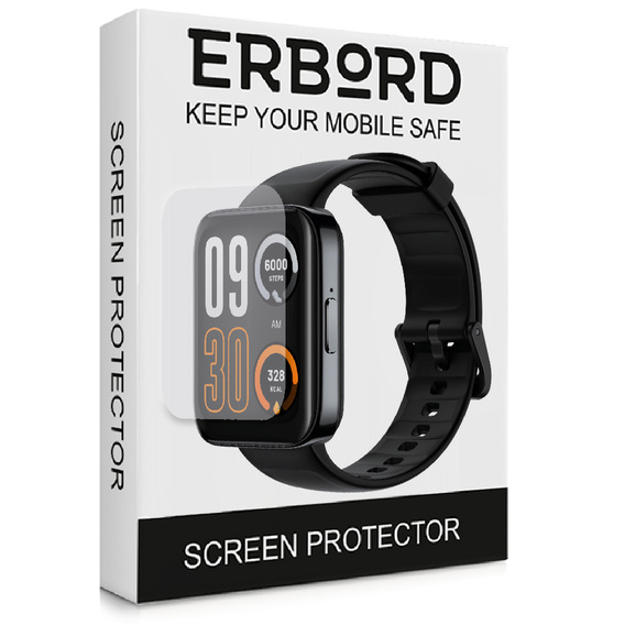 3x ERBORD Hydrogelová fólie pro Realme Watch 3 Pro