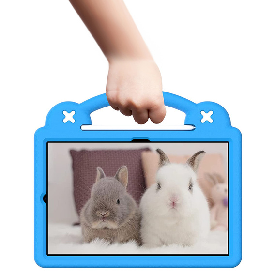 Dětské pouzdro pro Samsung Galaxy Tab S6 Lite 10.4 2020/2022 / Tab A7 2020 T500 / T505 / Tab S6 T860/T865, Cute Patterns, se stojánkem, modré