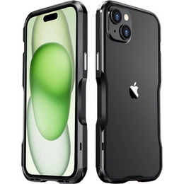 Pouzdro LUPHIE pro iPhone 15, Armor Bumper, černé
