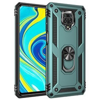 Pancéřové pouzdro pro Xiaomi Redmi Note 9S / 9 Pro, Nox Case Ring, zelené