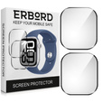 2x hybridní sklo ERBORD pro Apple Watch 10/11 42mm