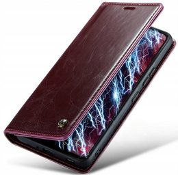 CASEME flipové pouzdro pro Samsung Galaxy A53 5G, Waxy Textured, kaštanové
