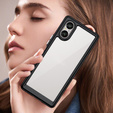 Pouzdro pro Sony Xperia 5 V, Fusion Hybrid, transparentní / černé
