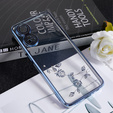Pouzdro pro Oppo Reno8 T 4G, Glitter Flower, modré