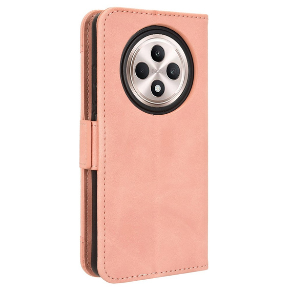 Klopové pouzdro pro Oppo Reno 12FS / 12F, Card Slot, růžové