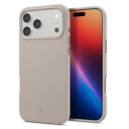 Spigen pouzdro pro iPhone 17 Pro Max, Silicone Fit MagSafe, Stone