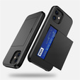 Pouzdro pro iPhone 11, Sliding Card Holder, černé