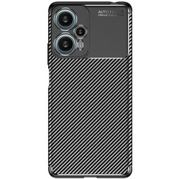 Pouzdro pro Poco F5 5G, Carbon Gel, černé