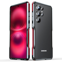 Pouzdro LUPHIE pro Samsung Galaxy S25 Ultra, Armor Bumper, černé