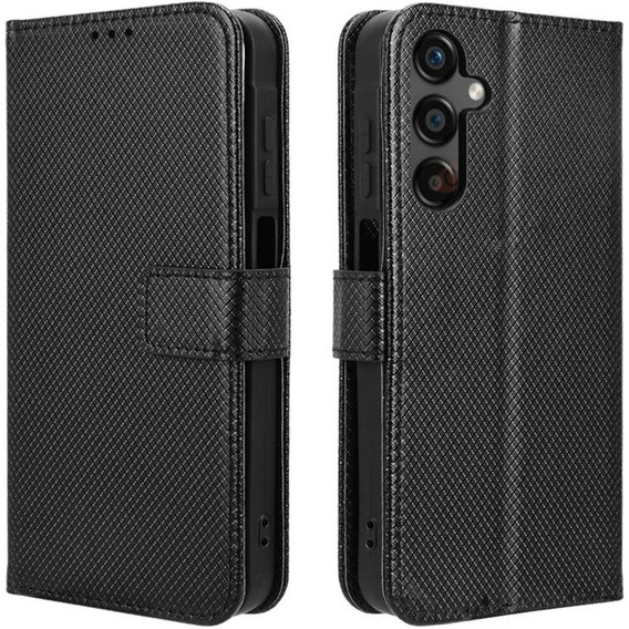 Klopové pouzdro pro Samsung Galaxy M55 5G, Wallet Smart Magnet, černé