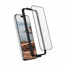 Tvrzené sklo Urban Armor Gear pro iPhone 17 Pro Max, Glass Shield, s montážním rámem