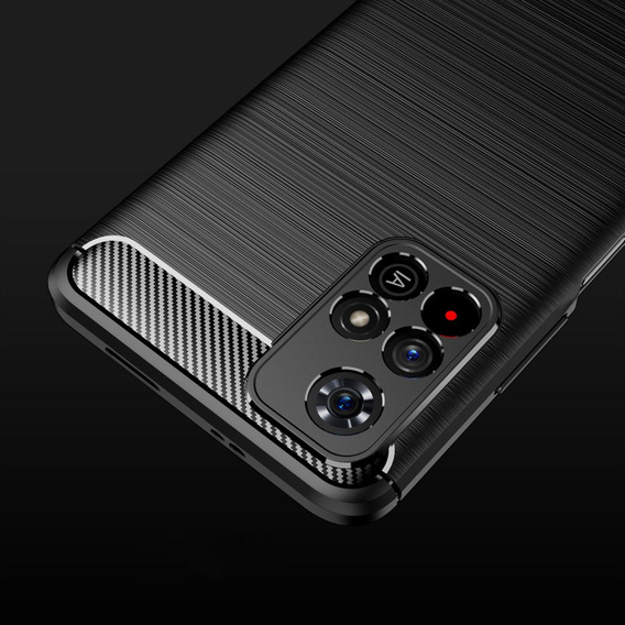 Pouzdro pro Xiaomi Poco M4 Pro 5G / Redmi Note 11S 5G, Carbon, černé