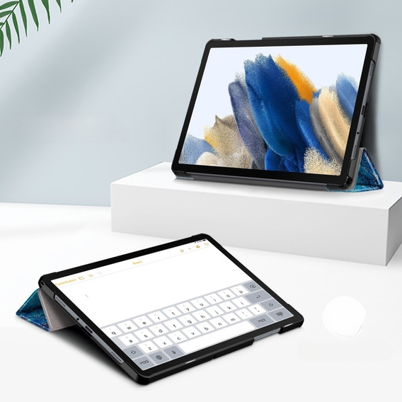 Pouzdro pro Samsung Galaxy Tab A9+, Smartcase, wave