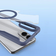 Pouzdro Dux Ducis pro Samsung Galaxy S25 Edge, Skin X Pro, MagSafe, námořnicky modré