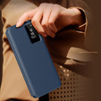 Flipové pouzdro pro Samsung Galaxy S25 Edge, Smart View Wallet, modré