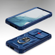 Pouzdro pro Samsung Galaxy S23 Plus, CamShield Slide, modré