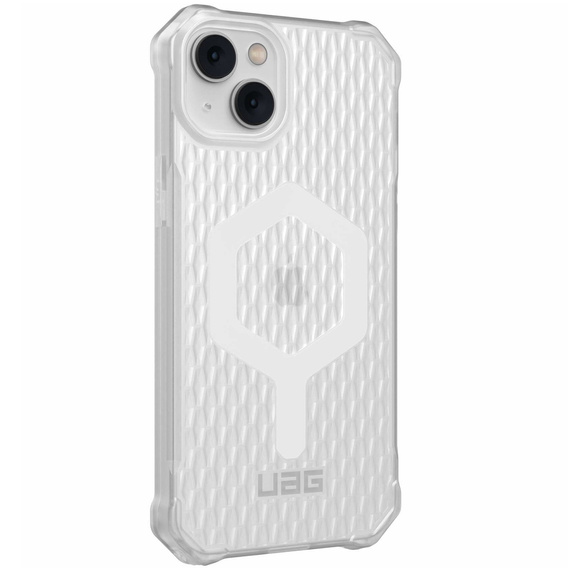 Pouzdro Urban Armor Gear pro iPhone 14 Plus, Essential Armor MagSafe, průhledné