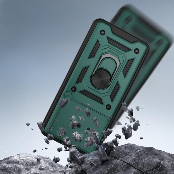 Pouzdro pro Oppo A5 Pro 5G, CamShield Slide, zelené