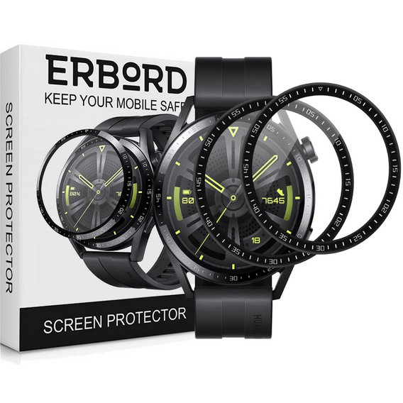 2x hybridní sklo ERBORD pro Huawei Watch GT 3 46mm