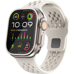 Silikonový řemínek pro Apple Watch 1/2/3/4/5/6/7/8/SE/ULTRA 42/44/45/49MM, béžový