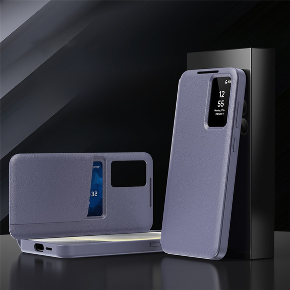 Pouzdro s klopou Smart View Wallet pro Samsung Galaxy S25 FE