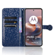 Flipové pouzdro pro Motorola Moto G86 5G, Wallet Rhombus, modré